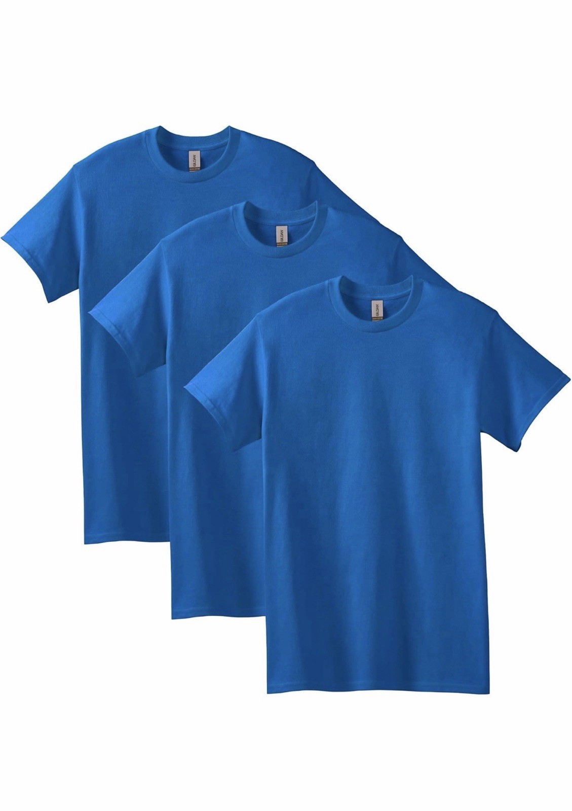 Gildan Mens G500 Solid Heavy Cotton Plain Short Sleeve Blank Casual Fit T-Shirt