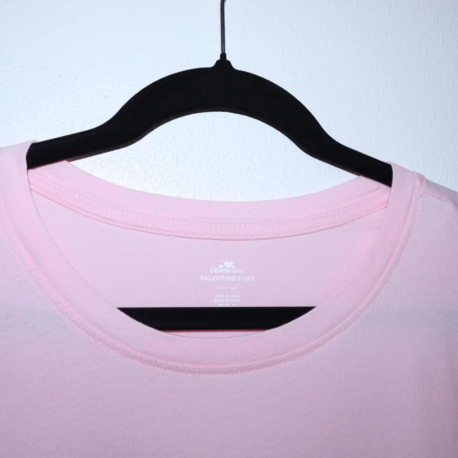 Baby Angels 100% Cotton Woman’s T Shirt Pink/Red Oversized Be My Valentine