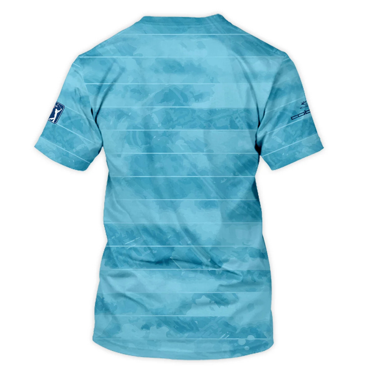 Cobra Golf 124th U.S. Open Pinehurst Blue Abstract Background Line T-Shirt