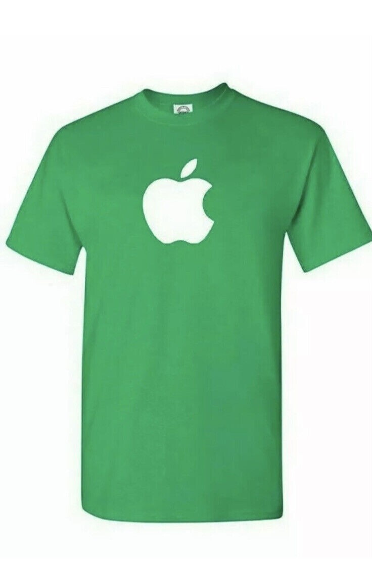 New Apple Logo T Shirt Apple New Shirt Unisex S-XL Sizes 9-Colors Cotton T-Shirt