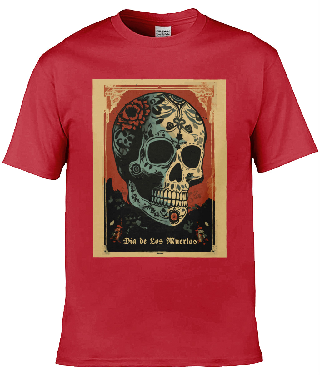 Day of the Dead Design 1 of 24 soft style Tshirt Sugar skull