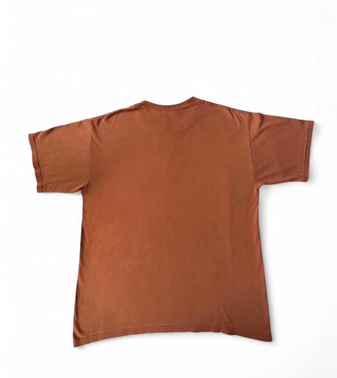 Paramount Parks Gear T-Shirt Men’s L Brown Double-Sided Graphic Crew Neck