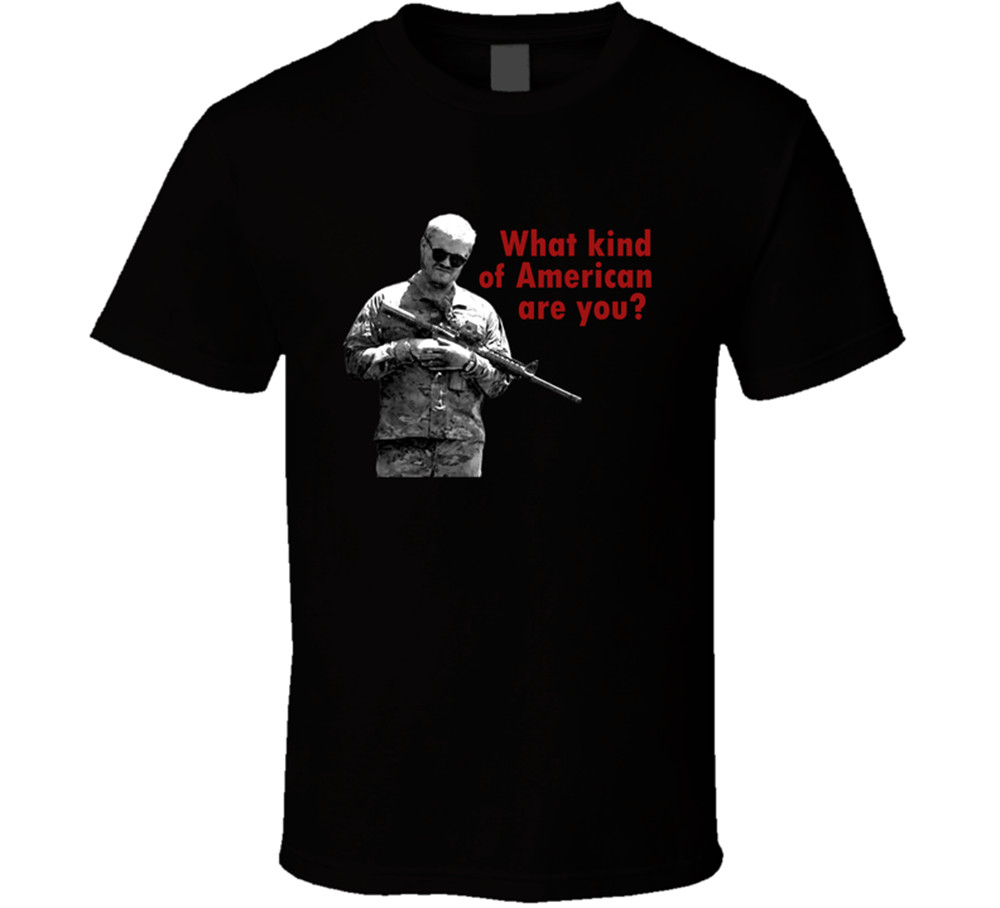 Army Quotes, What kind of American, Military Movie Fan T Shirt Tee Gift New