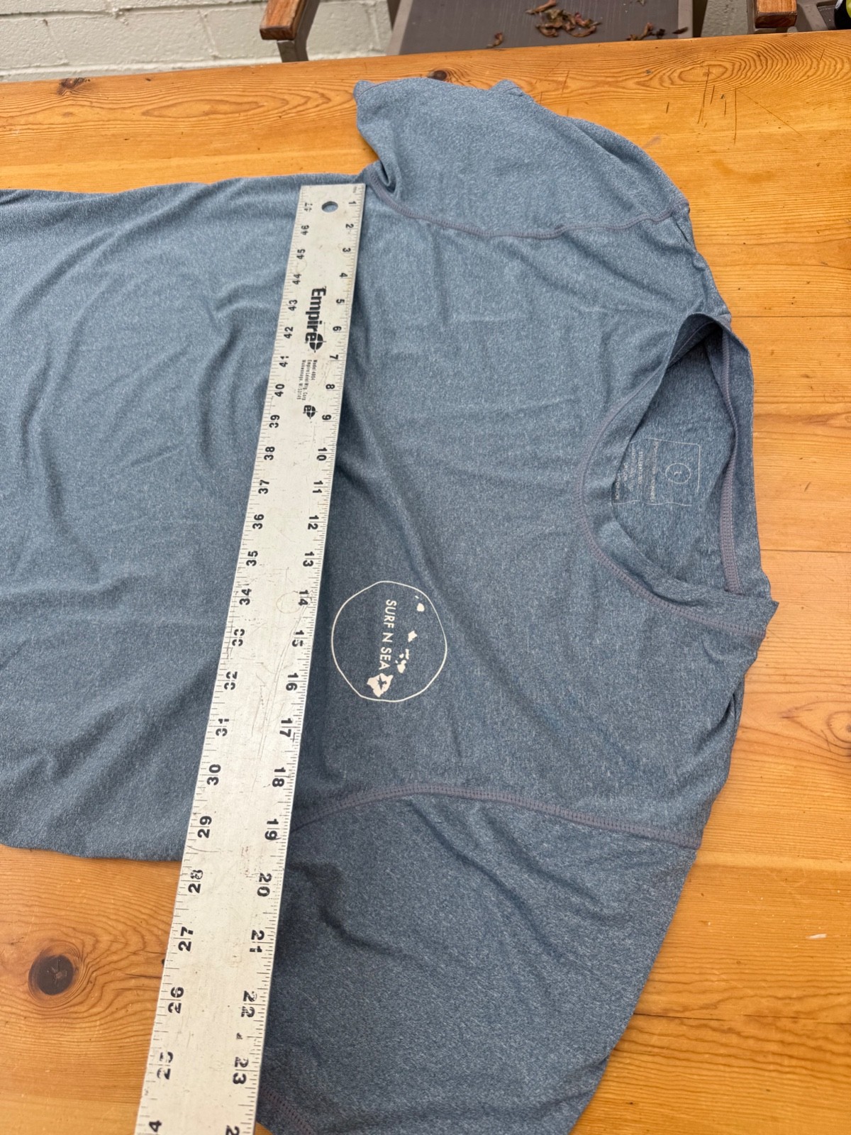 Surf AND SEA Performance Sun Tshirt Mens LRGE UPF50+ 100% Poly