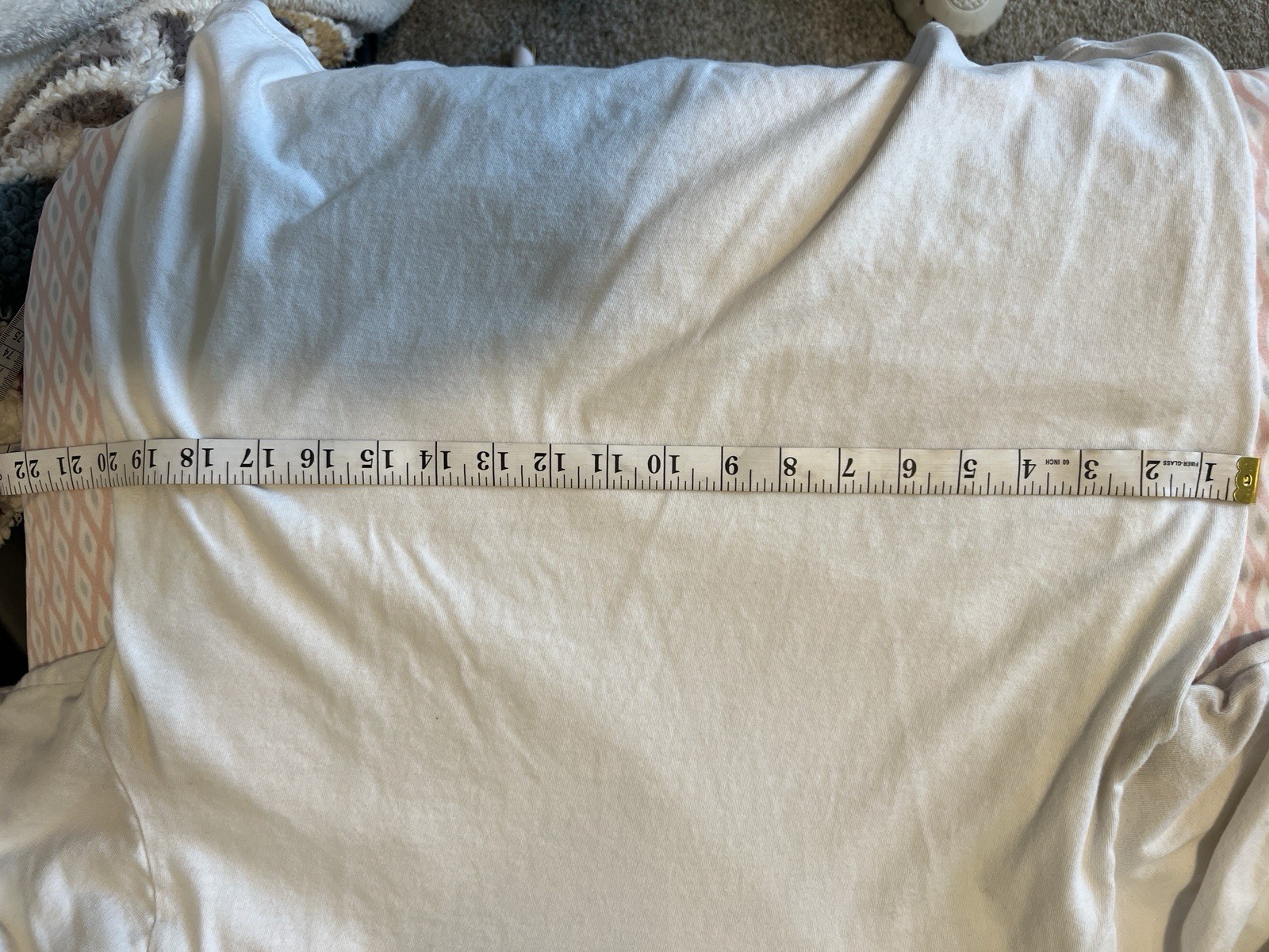 Whitesville Loopwheel T-Shirt White Size XL