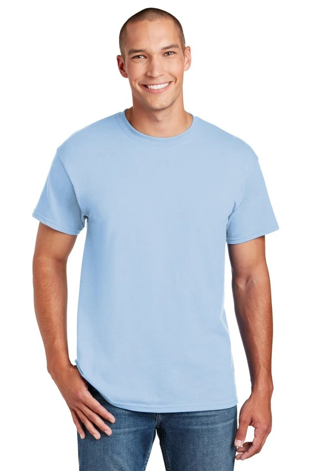 Gildan G800 Mens 50/50 USA Cotton/Polyester T-Shirt Short Sleeves Plain T Shirt