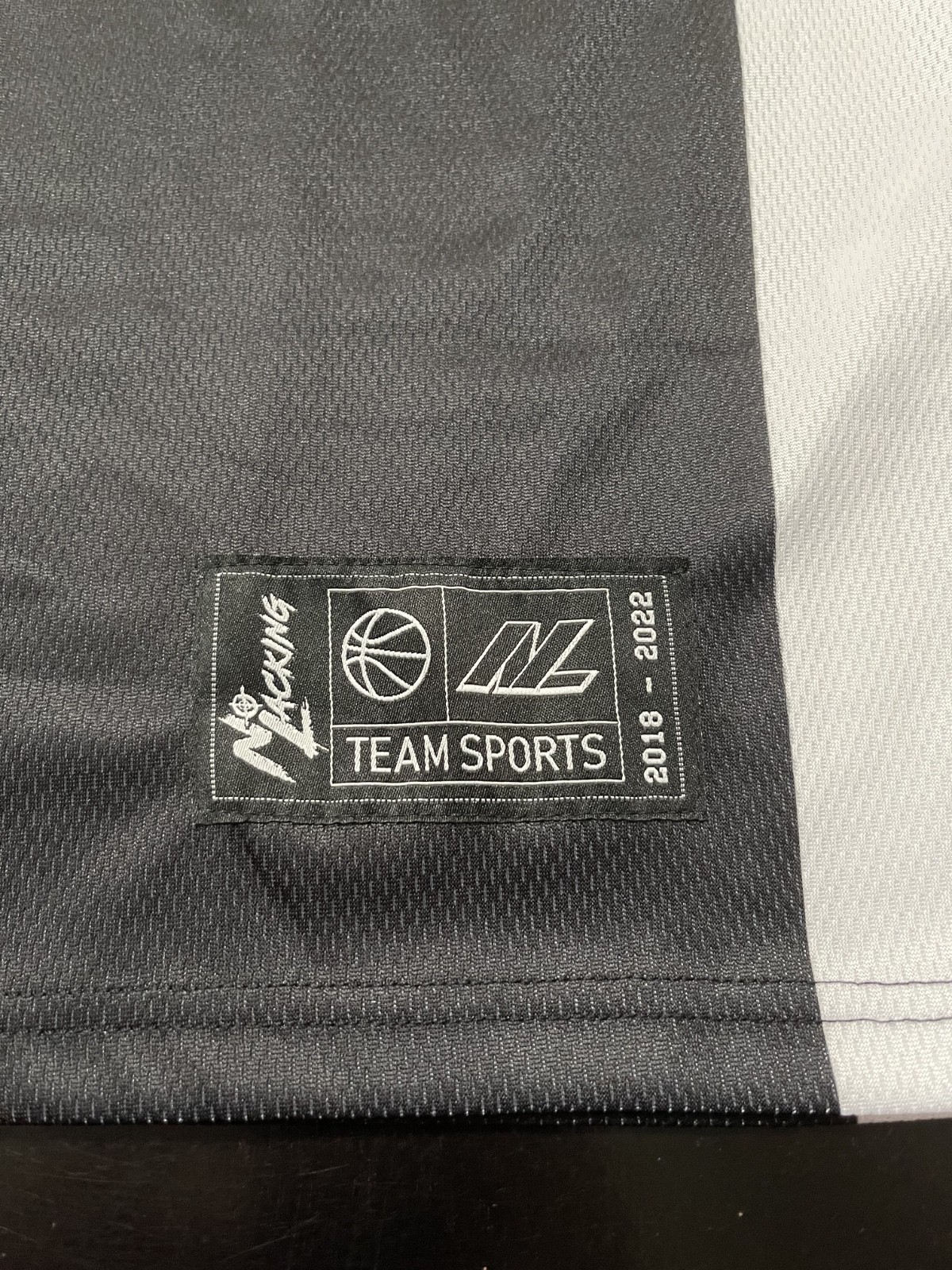 No Lacking Brand Jersey #15, Black, Size: Medium