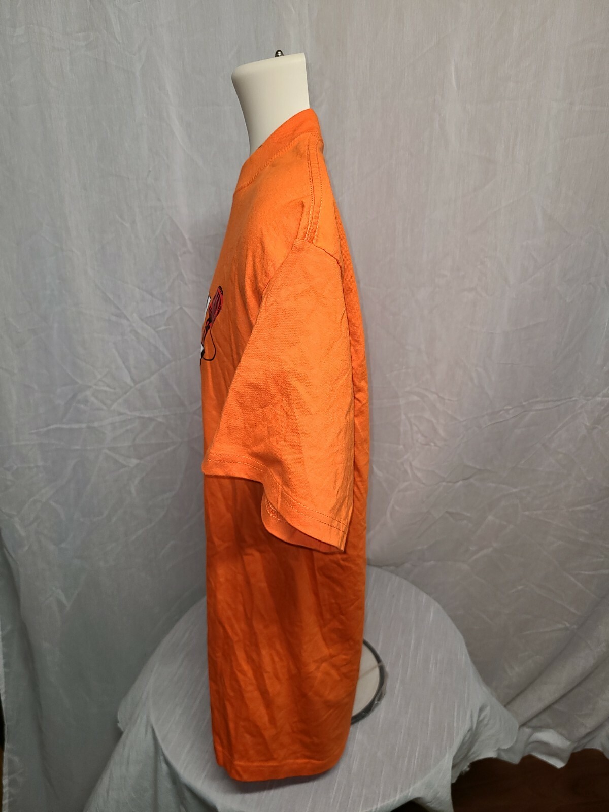 The Shawn Harvey Morning Show Featuring the Wake Up Team Adult Orange XL TShirt
