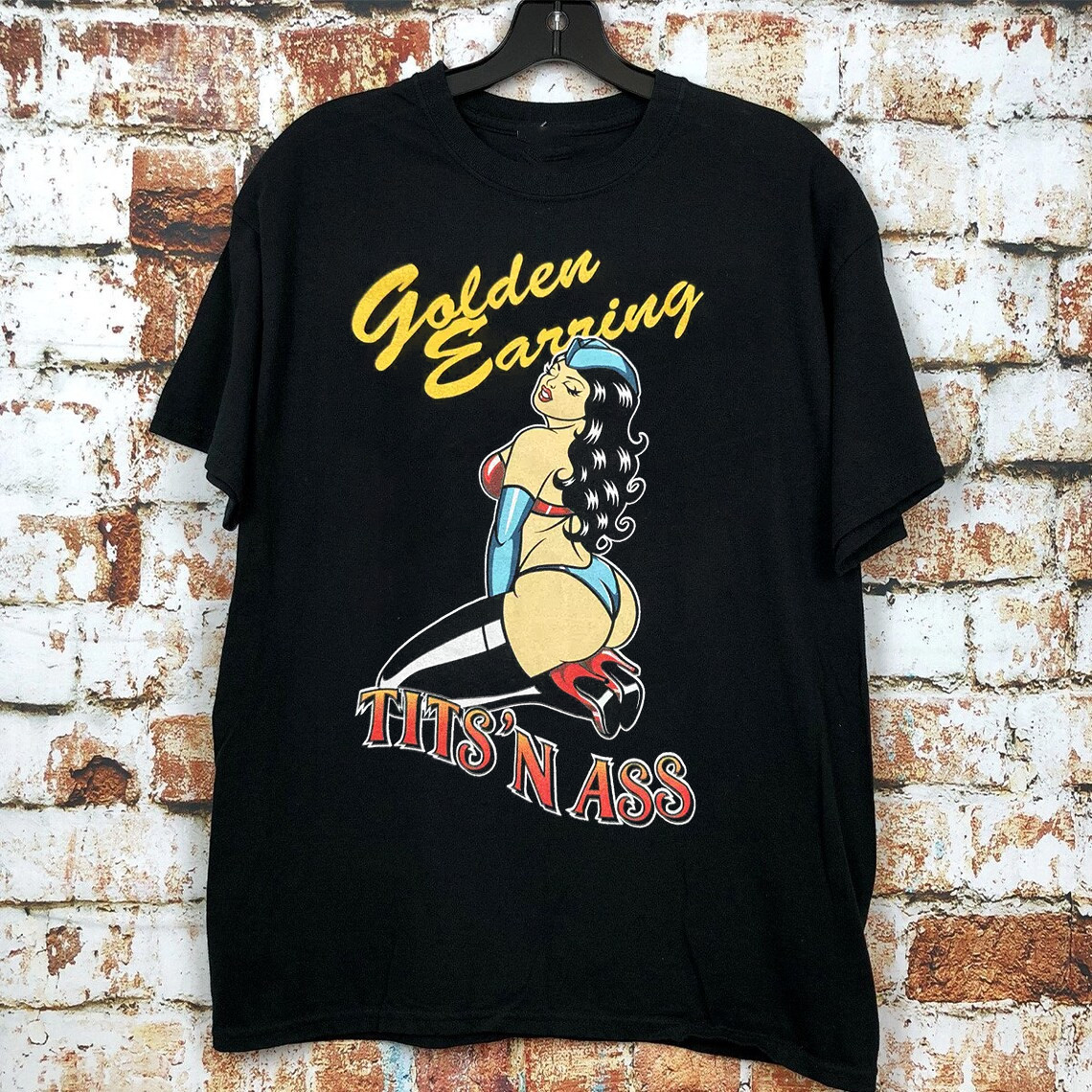 GOLDEN EARRING Band Album Tit’s N As T Shirt Full Size S-5XL