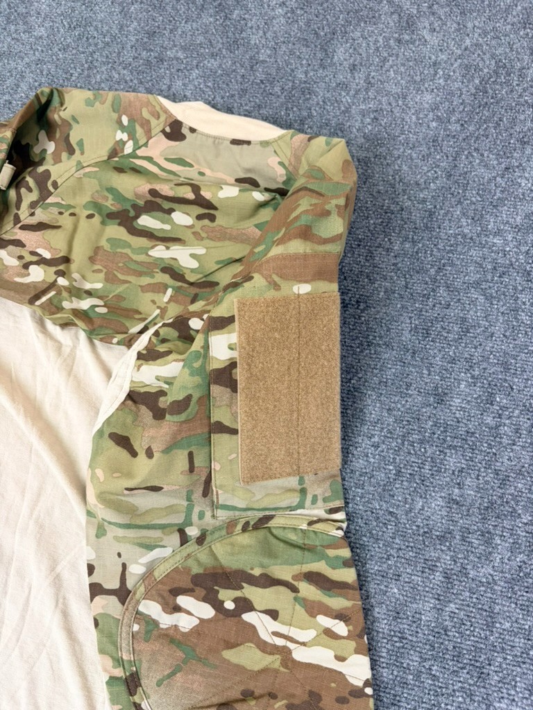 TRU-SPEC Tactical Combat Shirt Mens Tan Camo Cordura Baselayer Ripstop Size L