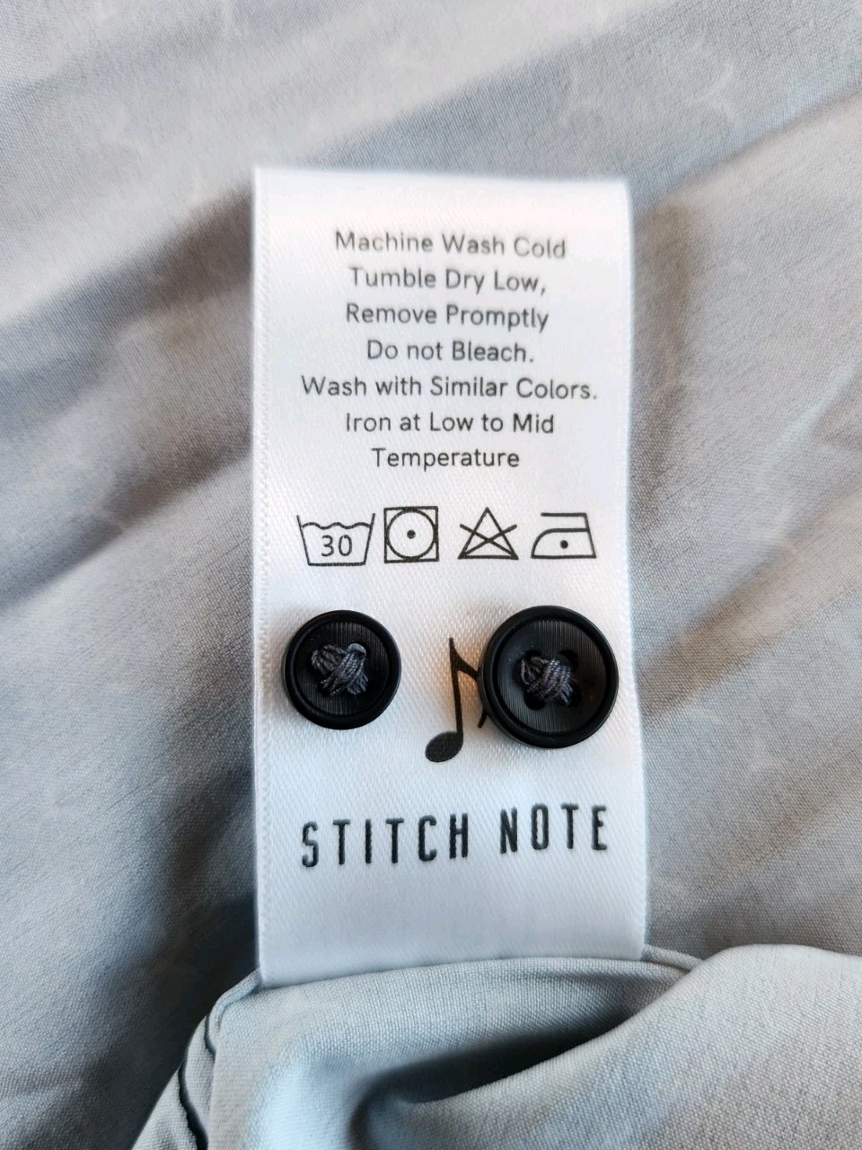 Stitch Note Shirt. XXL New W Tags. Machine Wash Cold. Light Fabric