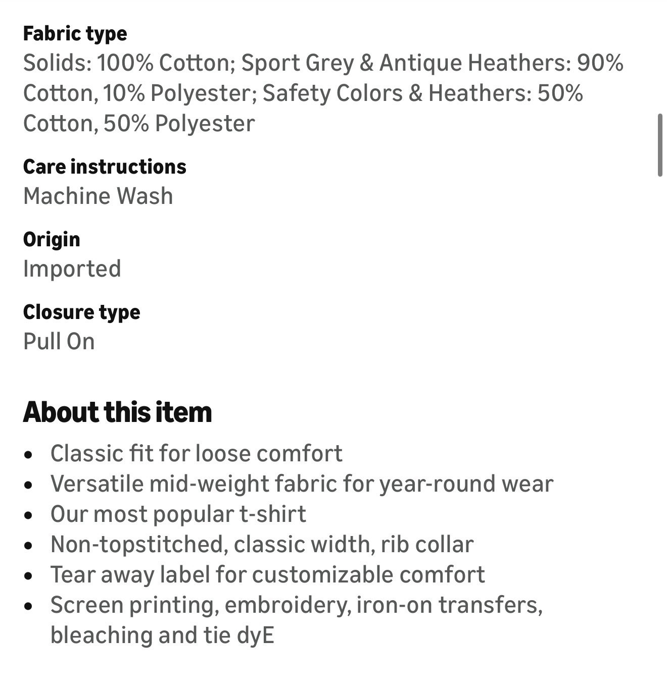 Gildan Mens G500 Solid Heavy Cotton Plain Short Sleeve Blank Casual Fit T-Shirt