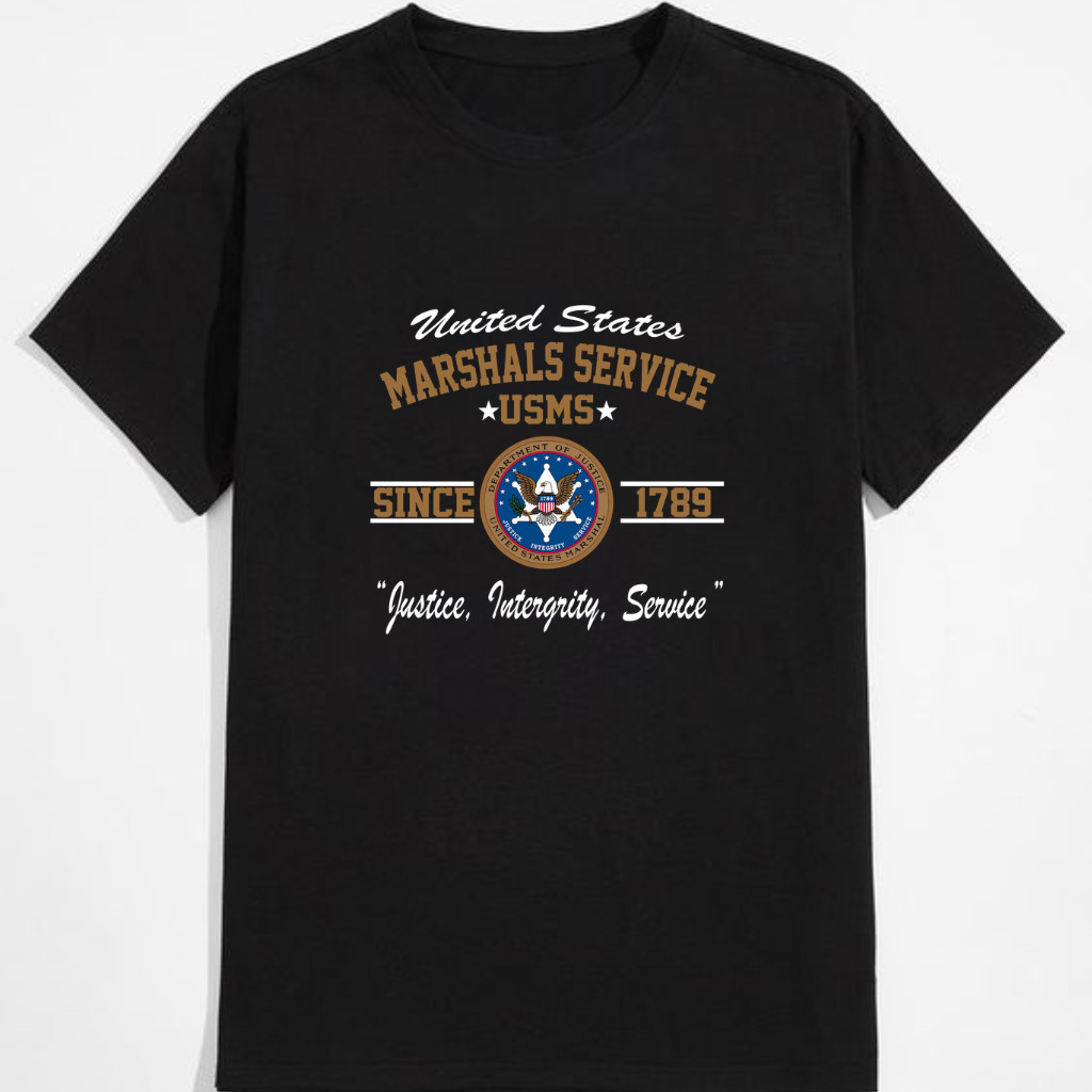 NEW LIMITED United States Marshals Service (USMS) Unisex T-Shirt Law Enforcement
