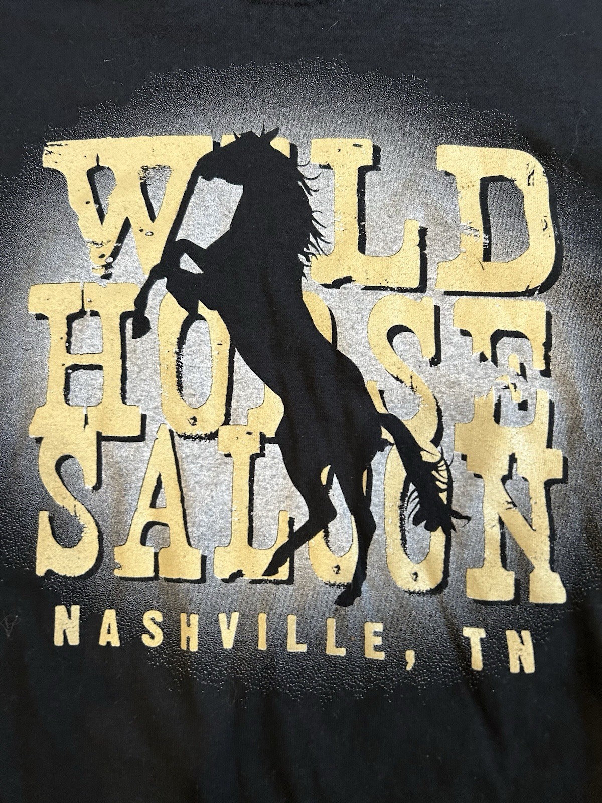 Wildhorse Saloon Nashville TN T Shirt Mens Large L Black MV Sport Graphic Tee
