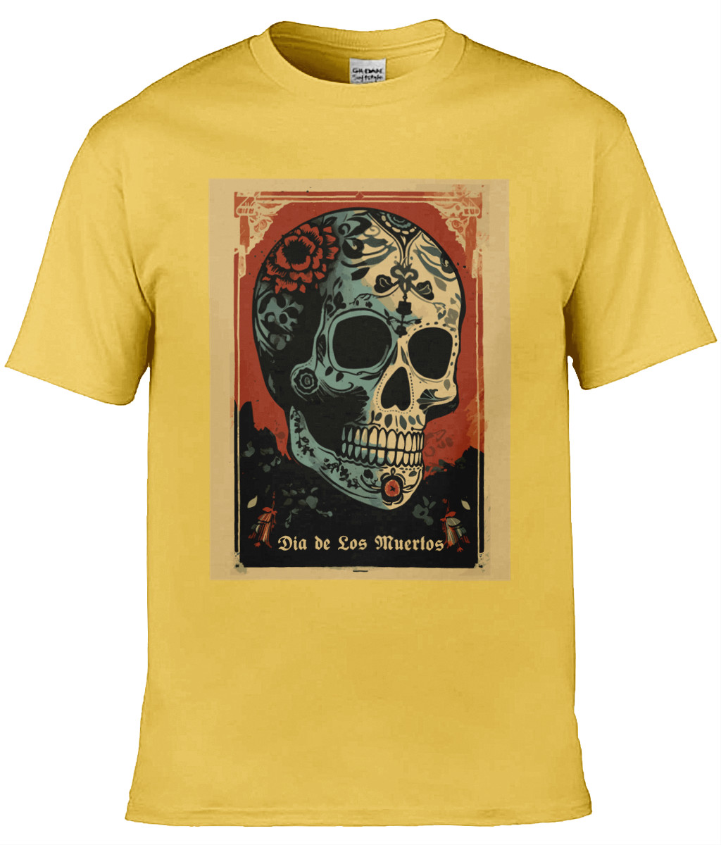 Day of the Dead Design 1 of 24 soft style Tshirt Sugar skull