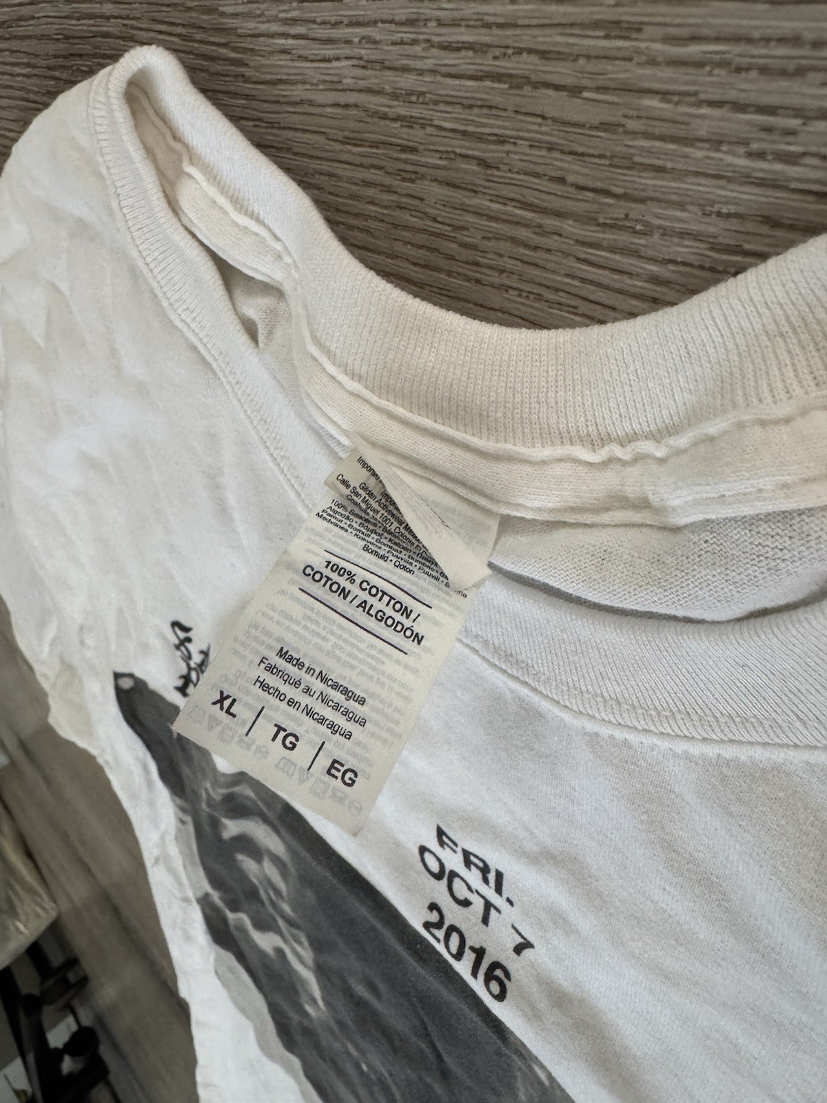 Kayne West Saint Pablo T Shirt Mens XL 2016 Tour Merch General Admission Y2K