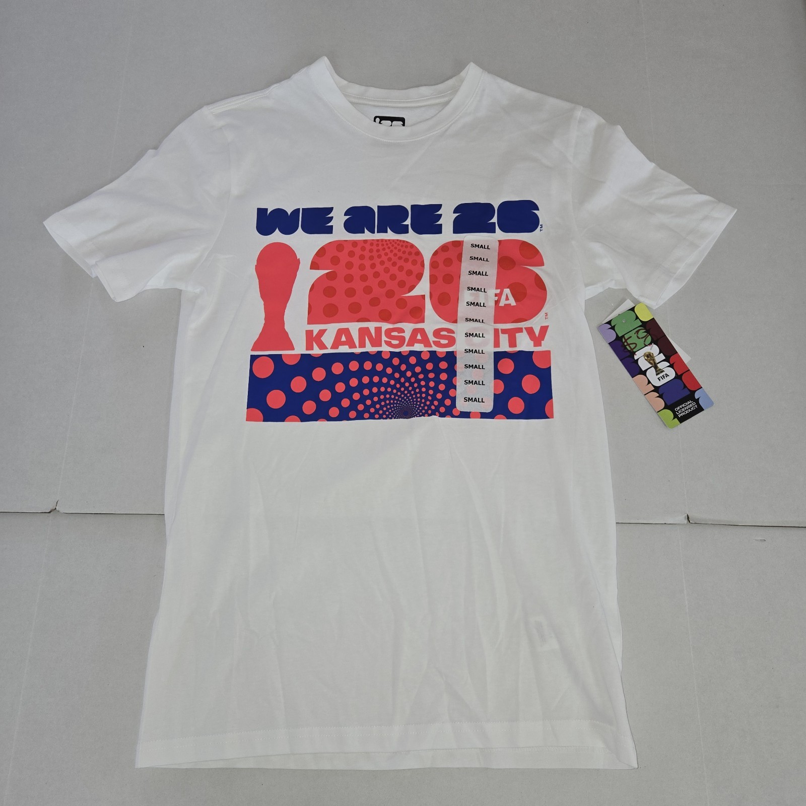 Fifa World Cup 2026 TShirt Sm Soccer Graphic USA Futbol Fan Nwt Small