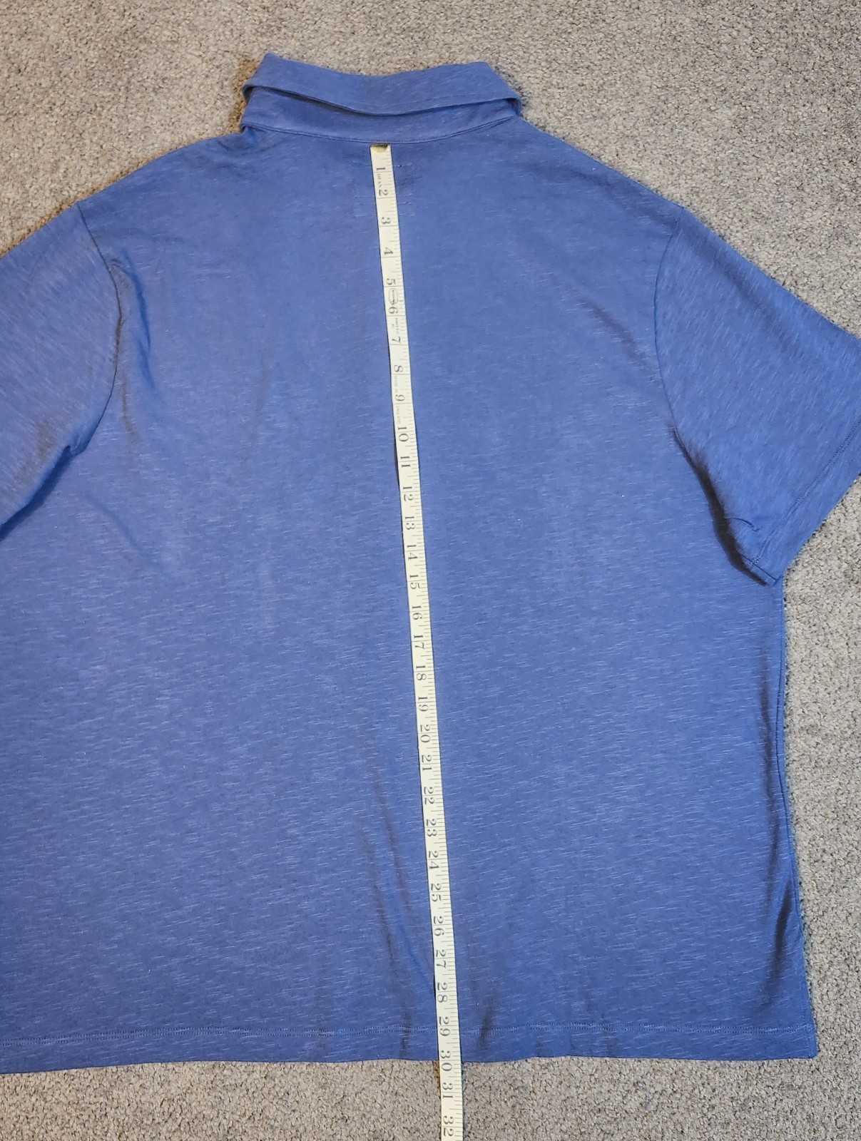 Men’s Short Sleeve Polo Shirts 2XL Blue “2 Pack” Goodfellow POCKET Collar Neck