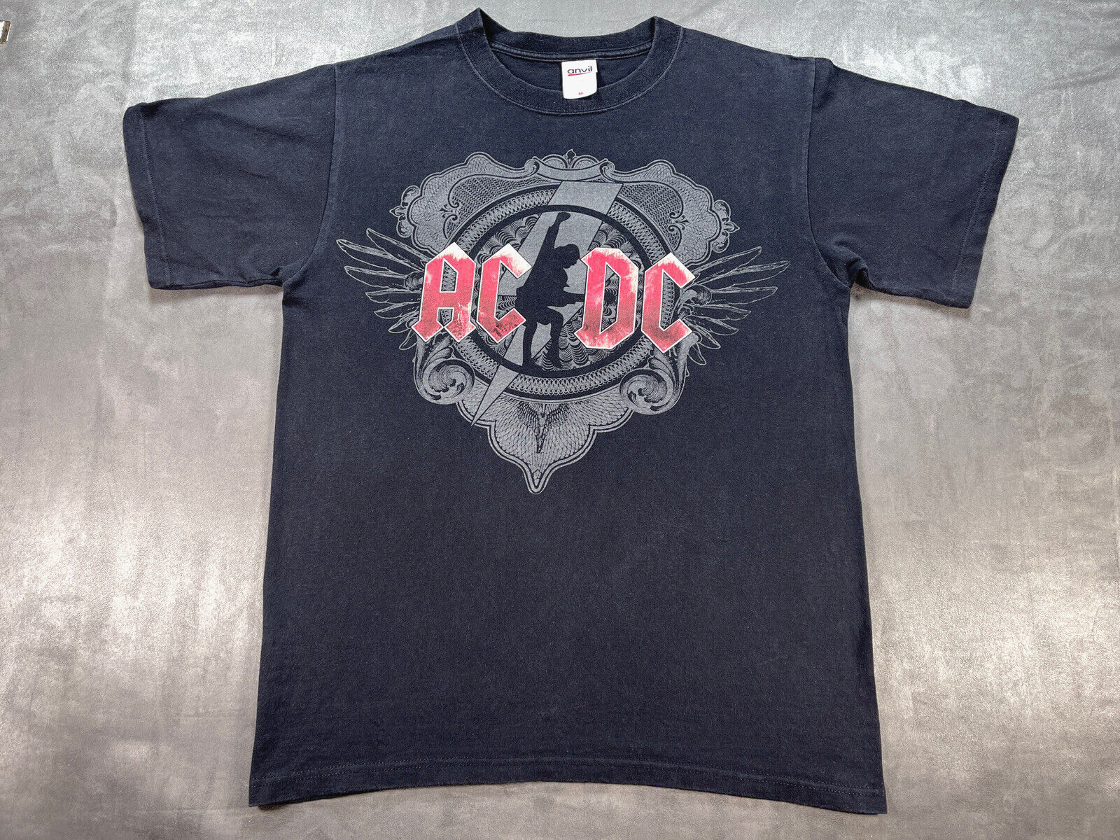 2008 ACDC Back In Black Ice Tour Medium Concert Shirt Money Talks Rock n Roll