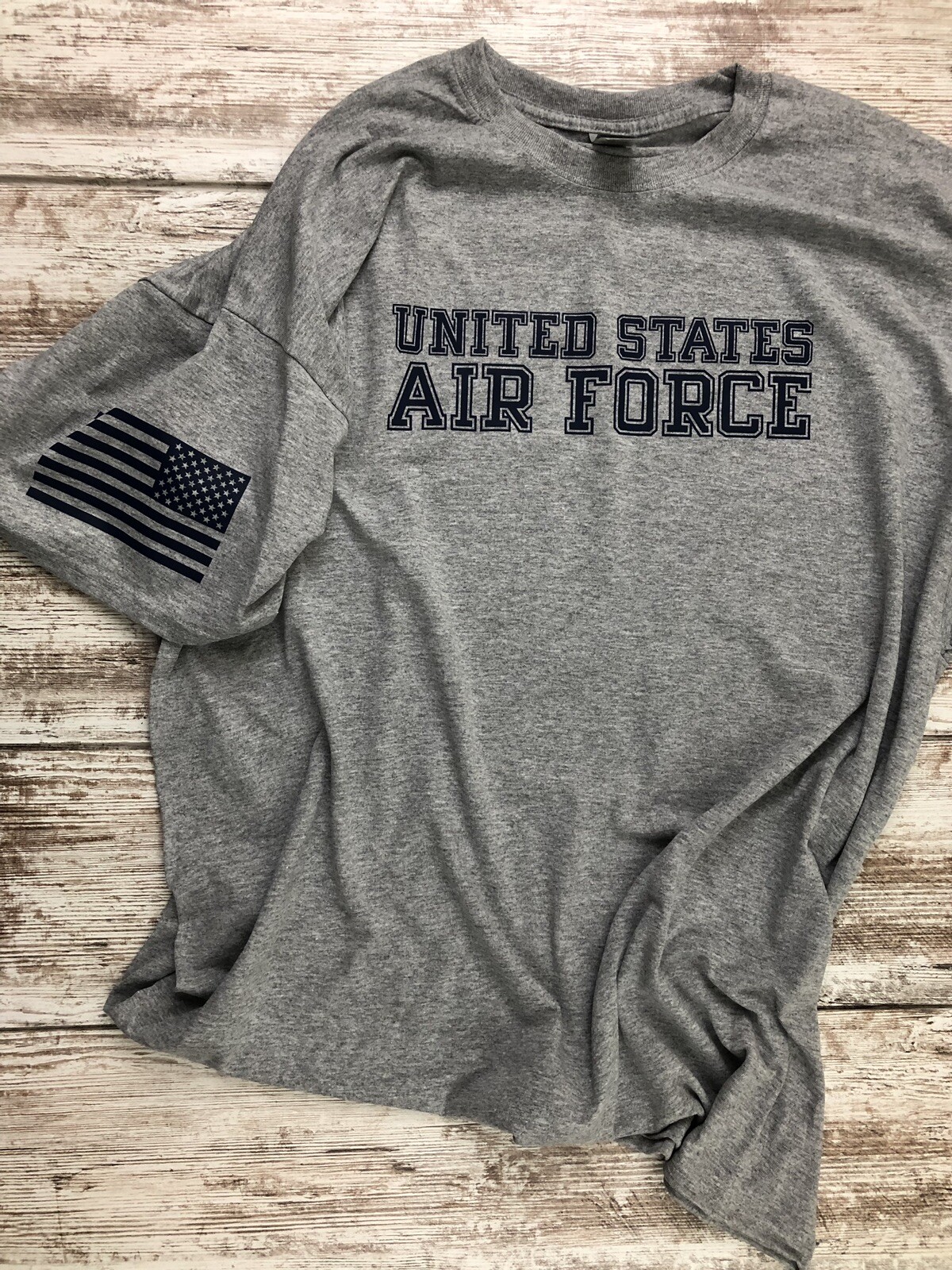 United States Air Force Military T Shirt, From University Of DD-214 Apparel 112