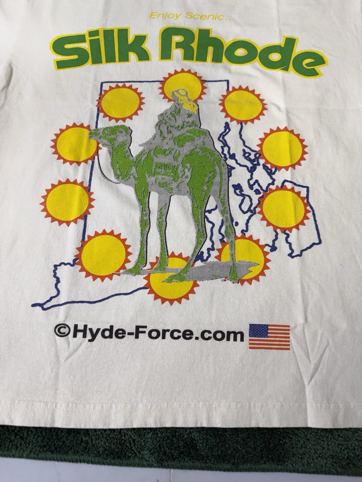New Rare Hyde-Force Silk Rhode Shirt – XL Extra Large – No Plastic Bag