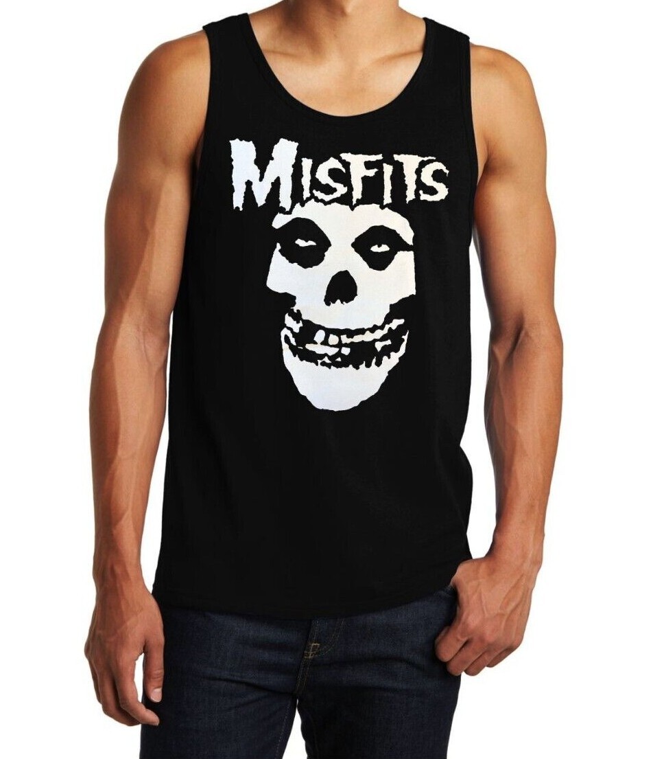 Misfits Punk Rock Band Black Tank Top (Various Colors)