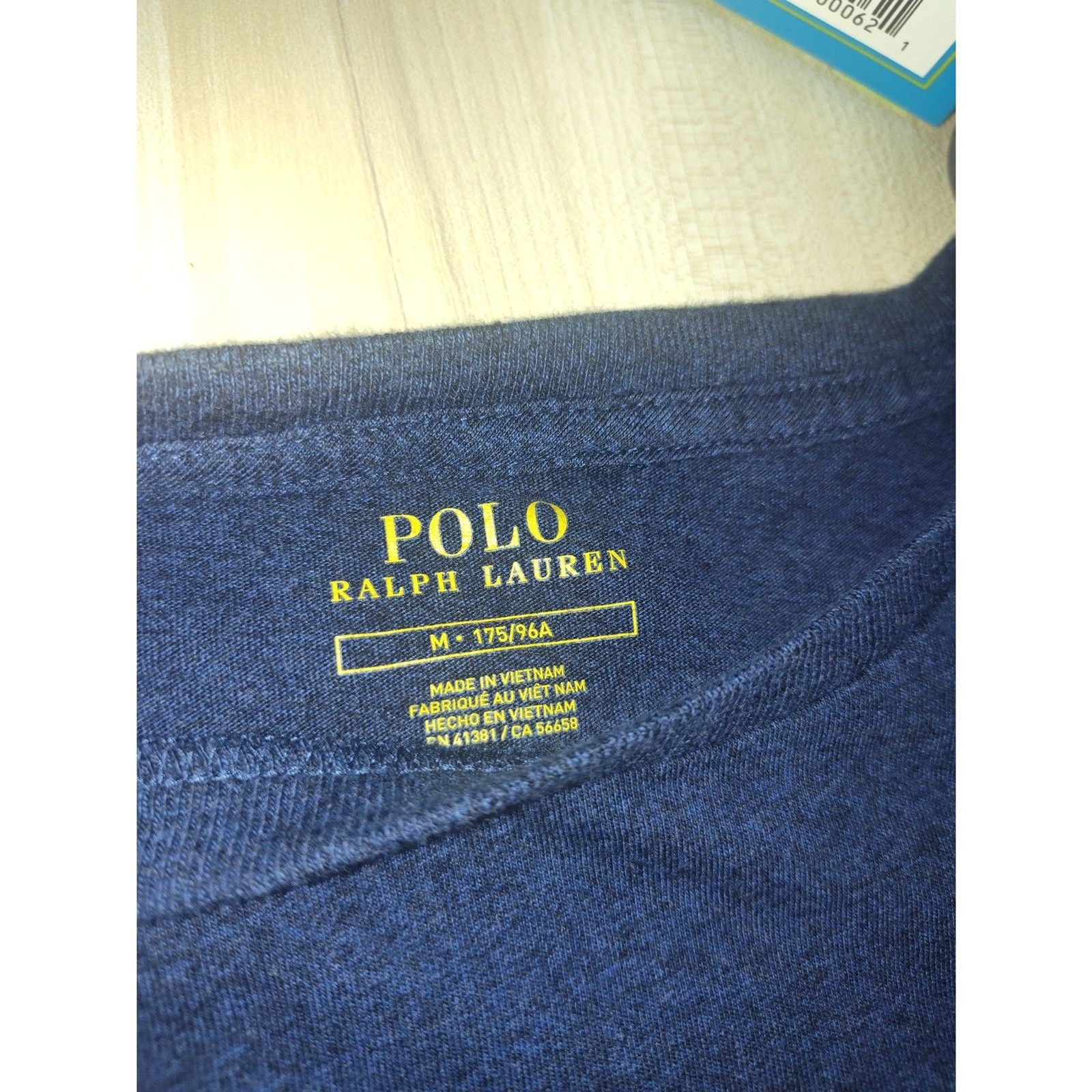 Polo Ralph Lauren Men’s Long Sleeve T‑Shirt Navy Blue Size M – Preowned