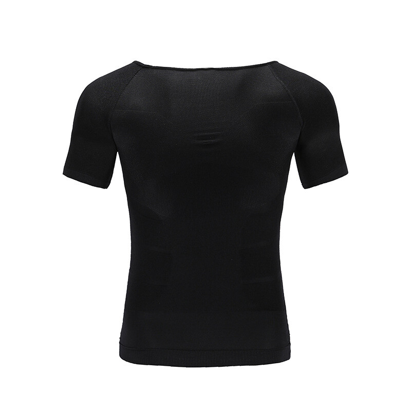 Men Body Slimming Tummy Shaper Underwear shapewear Waist Girdle T-Shirt Vest US
