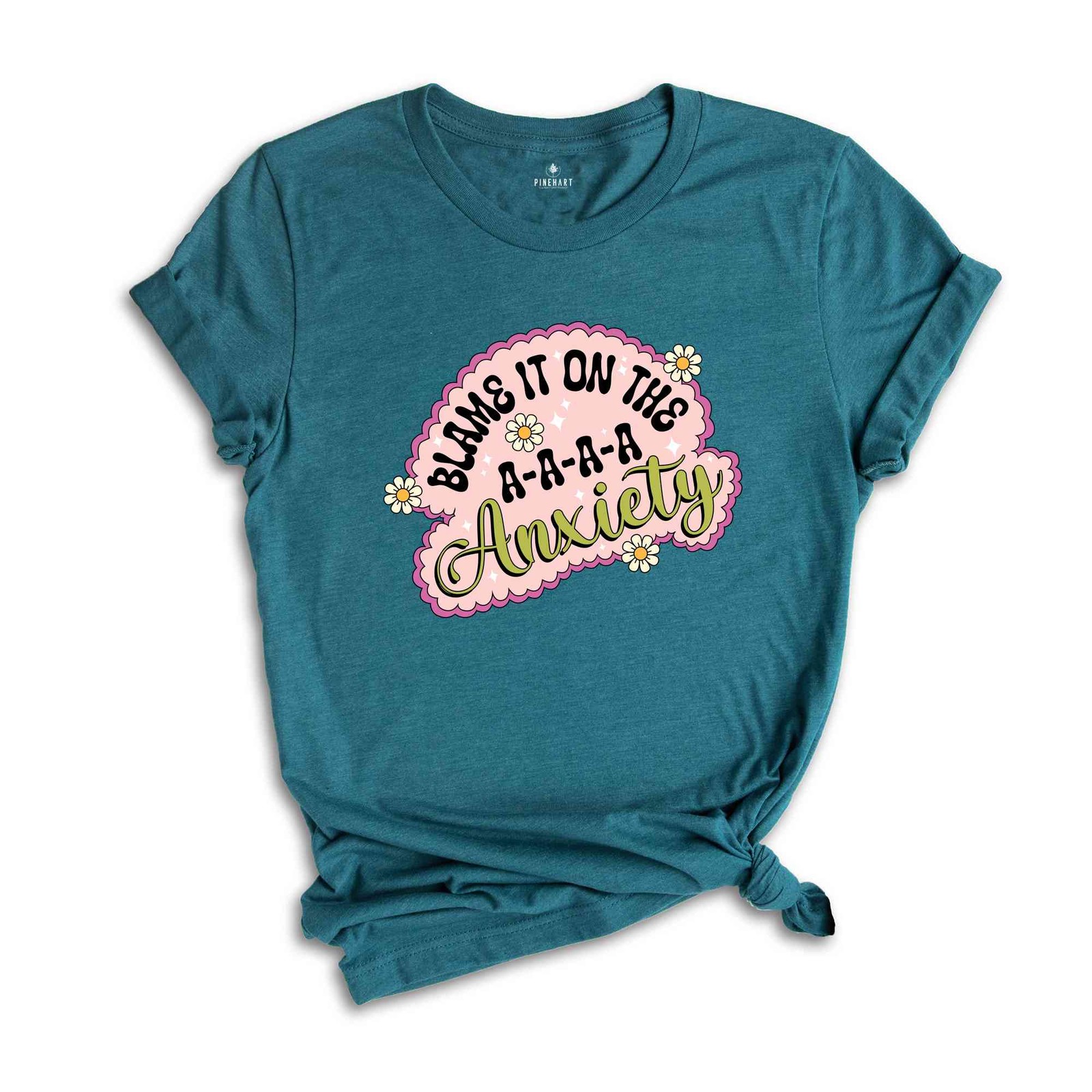 Blame It On The Anxiety Shirt, Inspirational Shirt, Mental Health Shirt, Retro S
