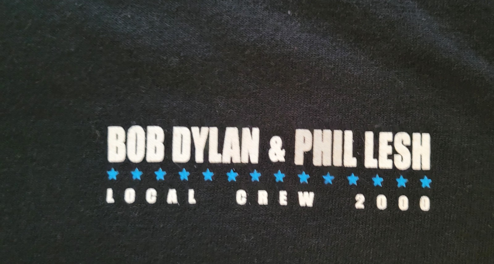 Vintage Bob Dylan & Phil Lesh Concert Crew T-Shirt Size XL 100% Cotton Nvr Worn