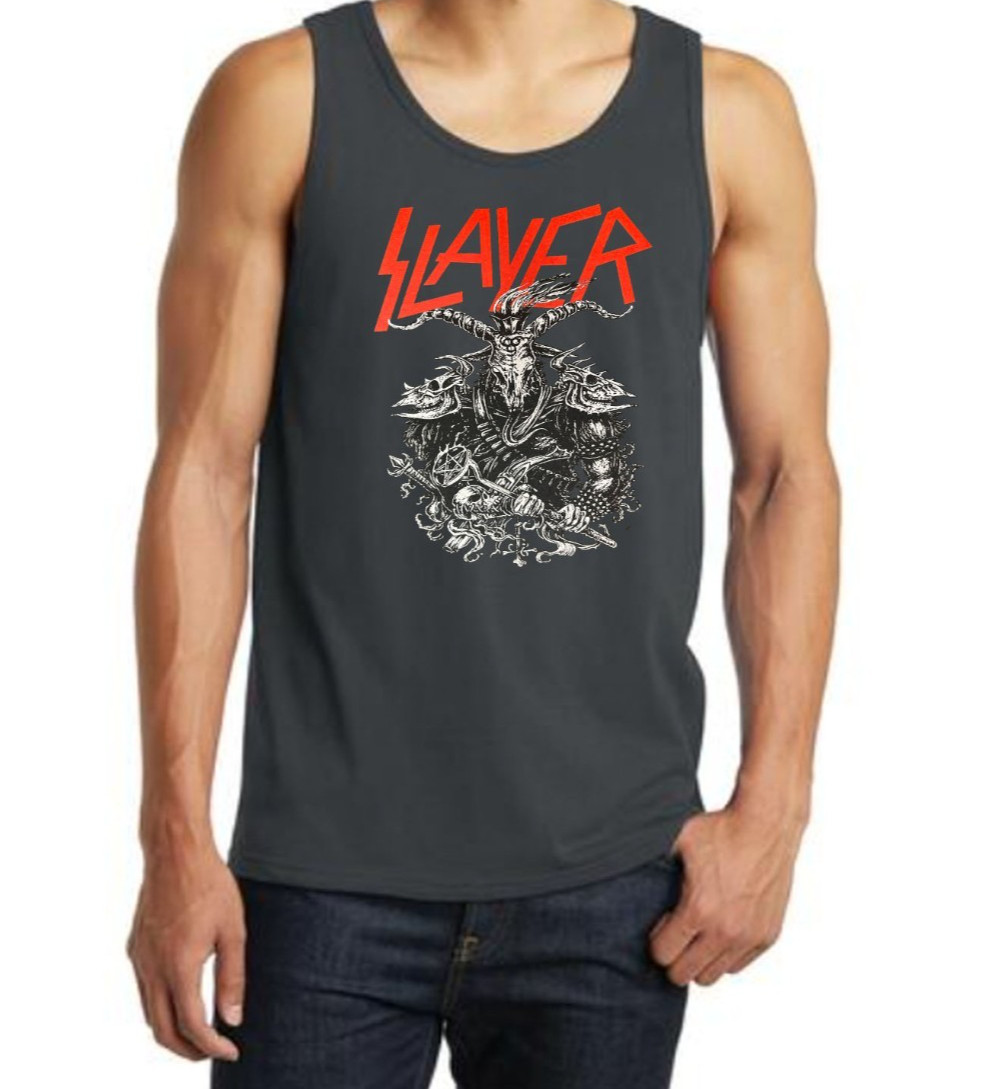 SALYER WARRIOR Heavy Metal Band Black Tank Top