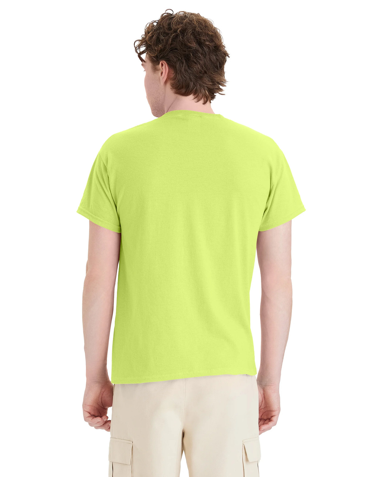 Hanes Mens T-Shirt Short Sleeve ComfortBlend EcoSmart Crewneck Plain Blank S-4XL