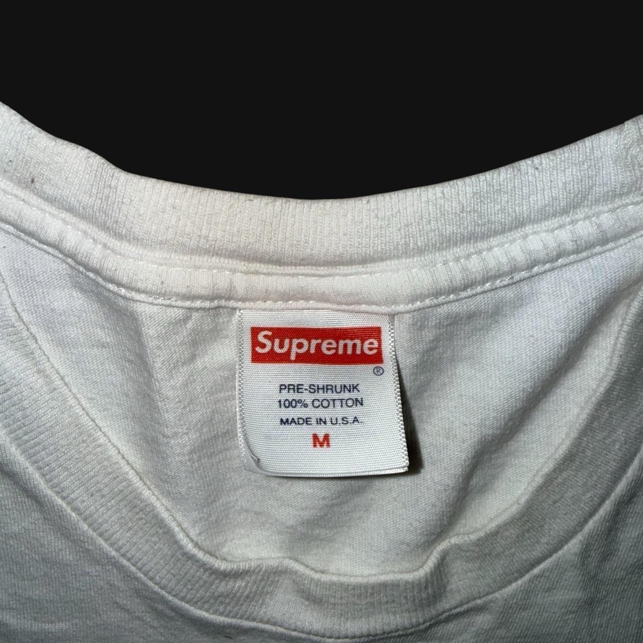 Supreme Men’s Short Sleeve T-Shirt Medium, Made In USA, White