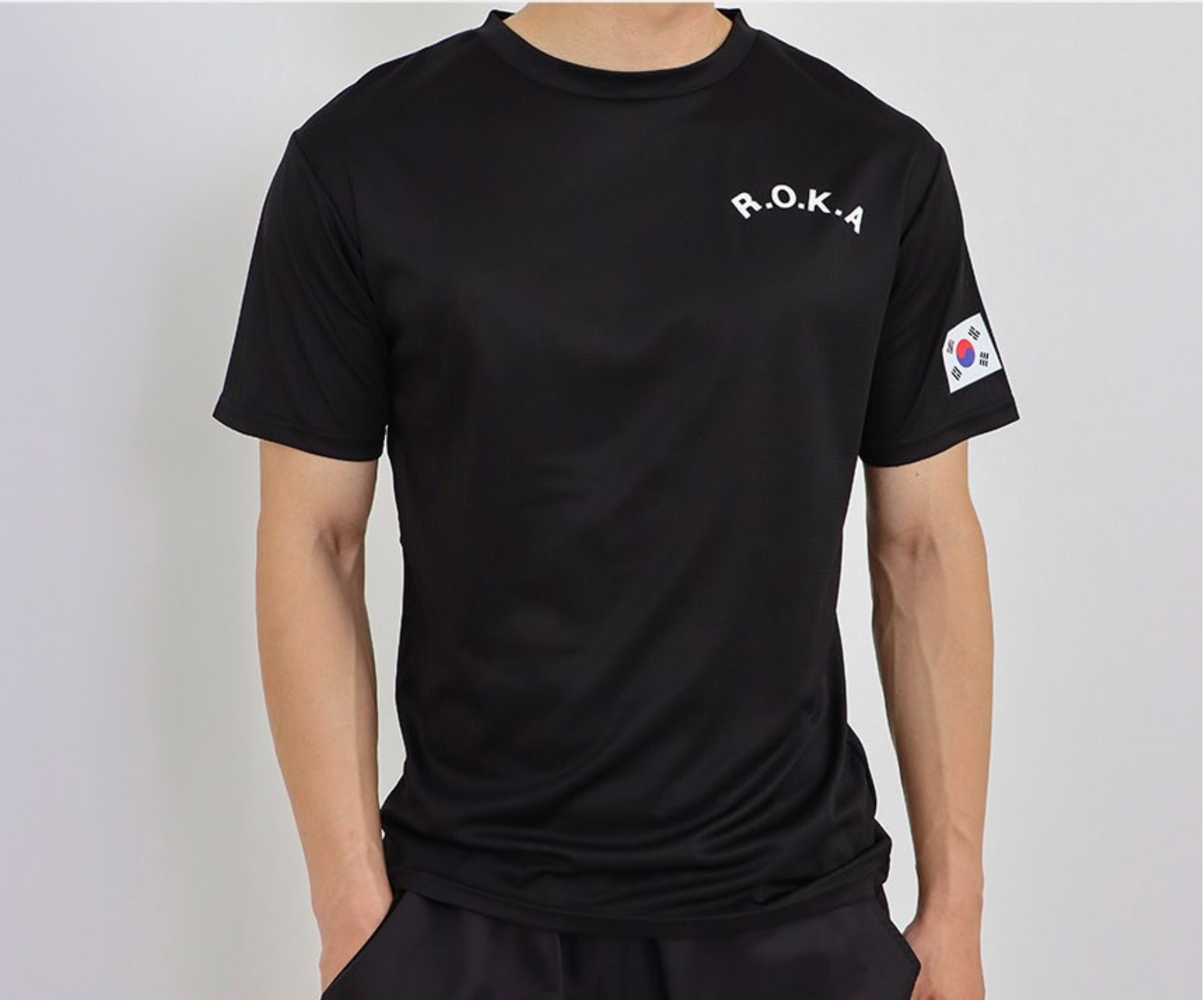 Korea Army ROKA Cooling T-Shirt Military Training Quick Dry Short Sleeve Tee