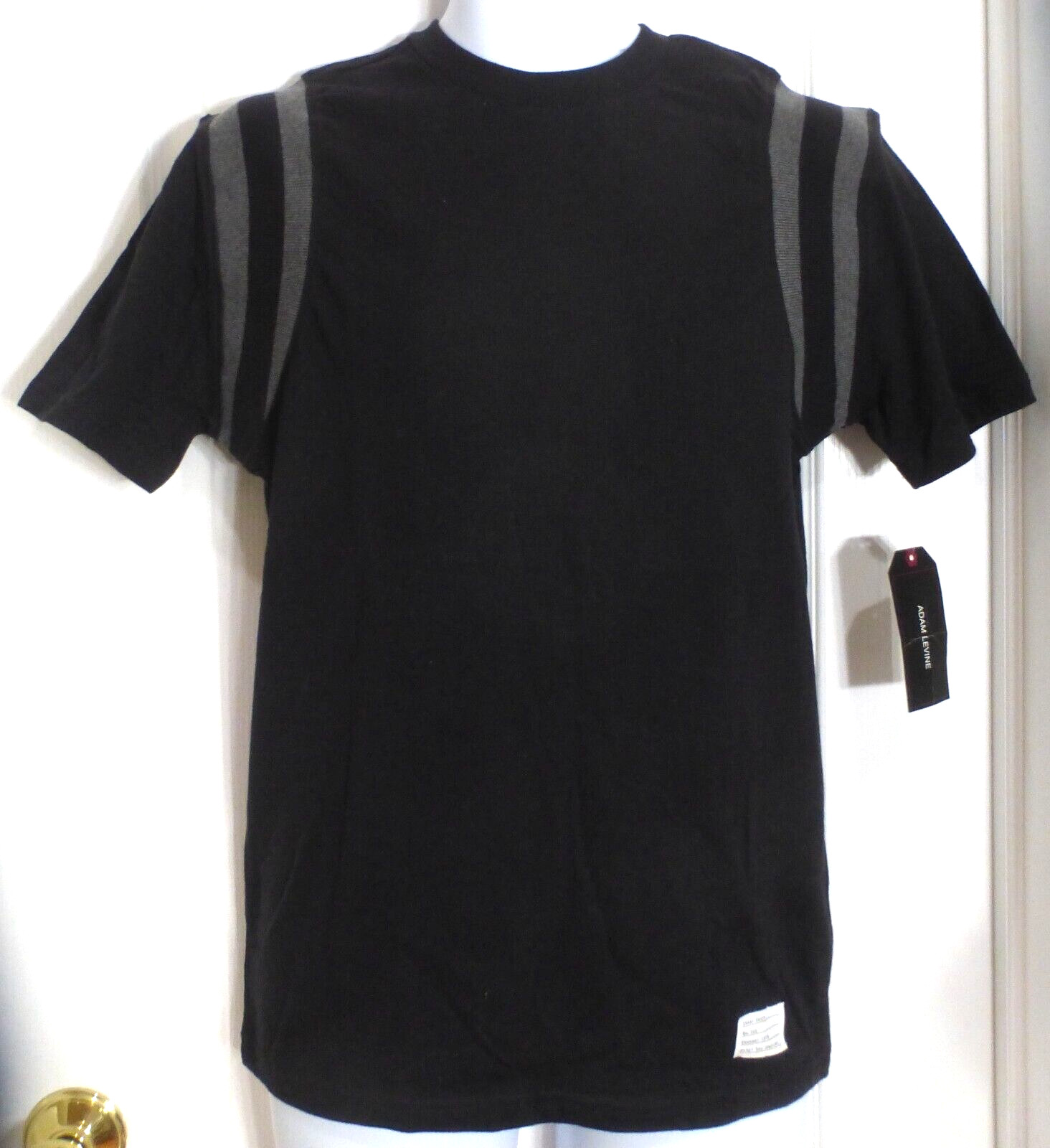 Adam Levine Men’s Throwback Jersey Shirt, Black, Size Large, NWT