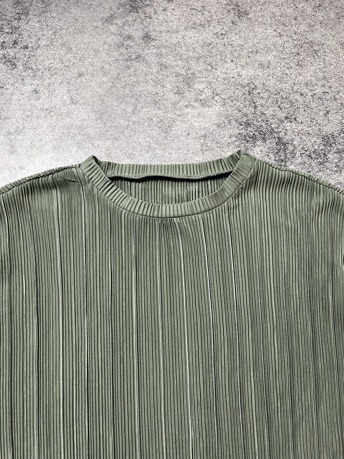 🔥ISSEY MIYAKE PLEATS PLEASE STYLE 00’S VINTAGE CROPPED UNBRANDED T SHIRT JAPAN