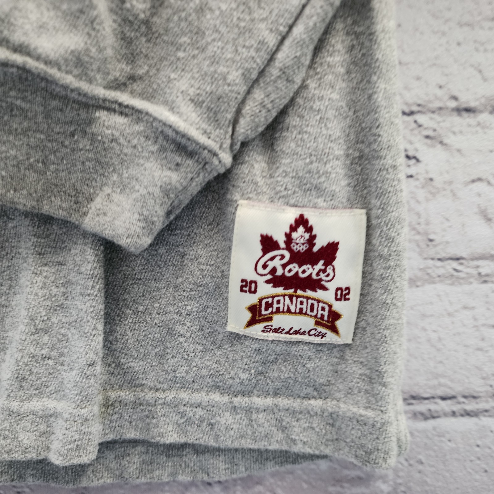 Roots Canada 2002 Salt Lake City Olympics Equipe/Team Fleece Long Sleeve Medium