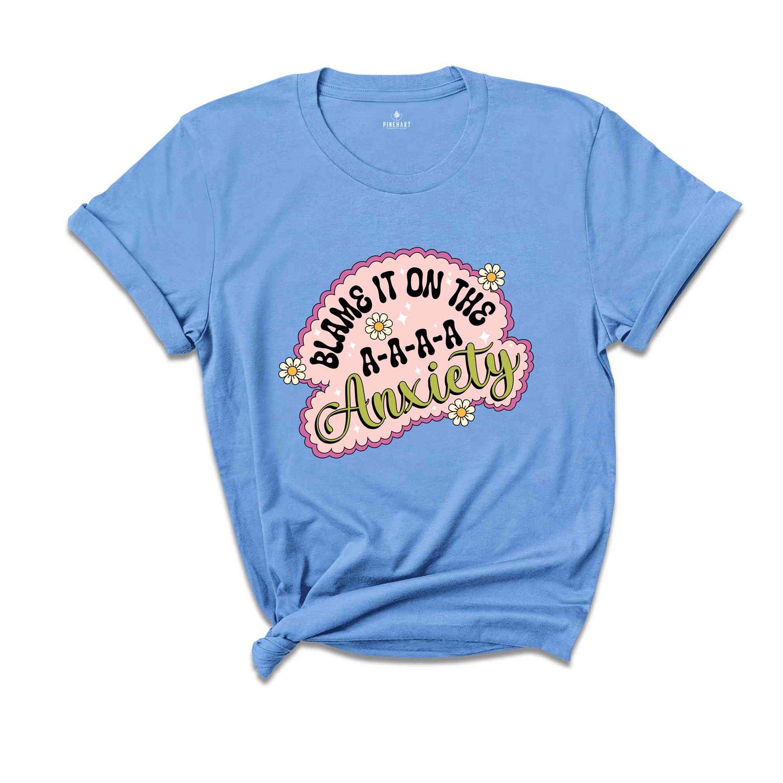 Blame It On The Anxiety Shirt, Inspirational Shirt, Mental Health Shirt, Retro S