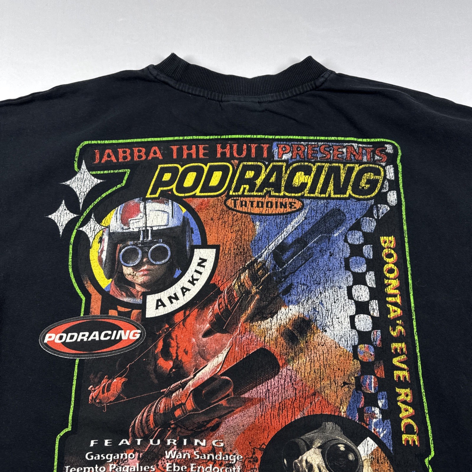 Anakin Skywalker Civil Regime T-Shirt Star Wars Podracer Men’s Medium Oversized