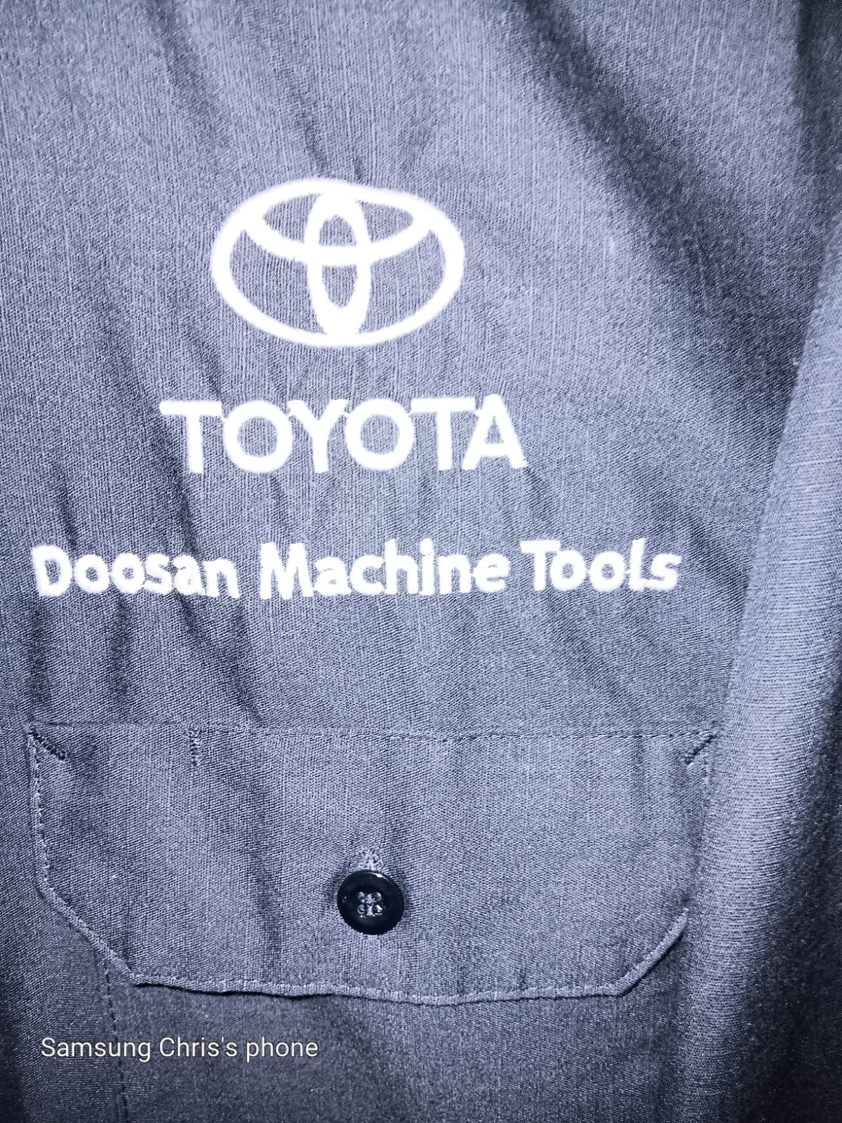 Doosan Pit Crew Work Shirt, XXL & adjustable hook & loop Strap Hat