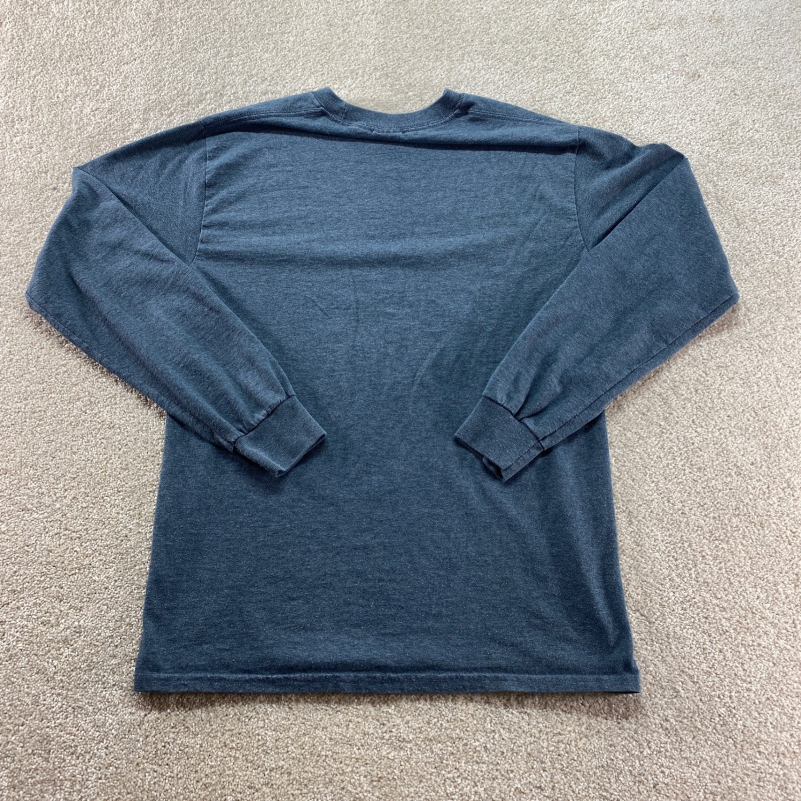 Gildan Long Sleeve Shirt Mens Small Charcoal Gray Glidden-Ralston Basketball