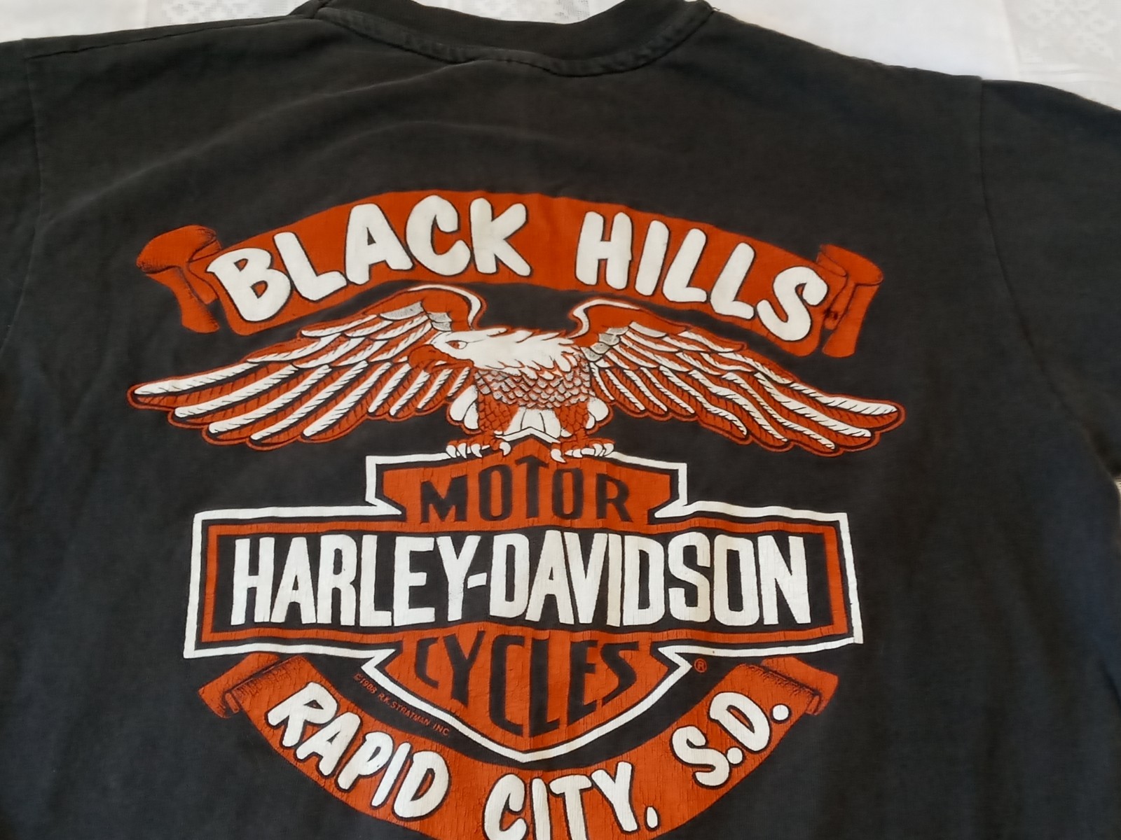 Vintage Harley Davidson Shirt Sturgis 50th Annual International Event Late 80’s