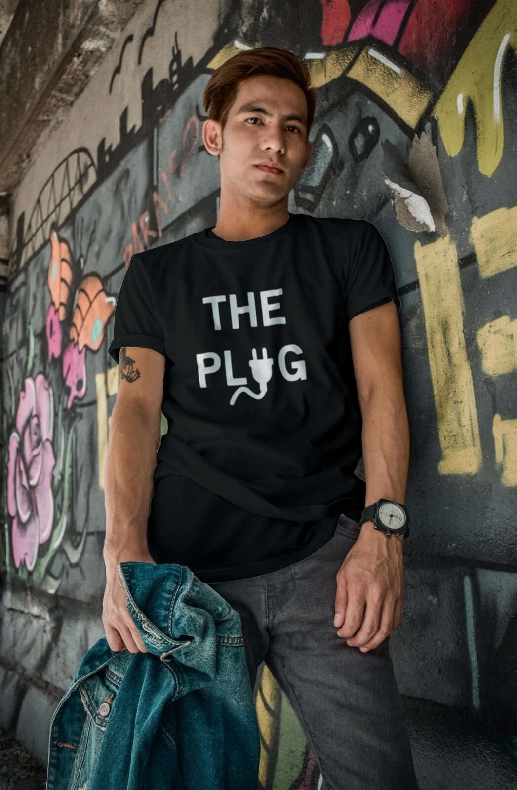 BLACK Mens Funny T-Shirts Sarcastic Novelty Joke T-Shirt Black Tee Shirt Top 4
