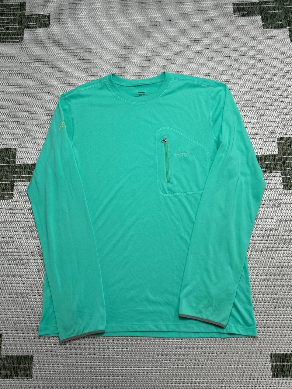Patagonia Tropic Comfort Shirt Mens Medium Blue Fleece *Logo
