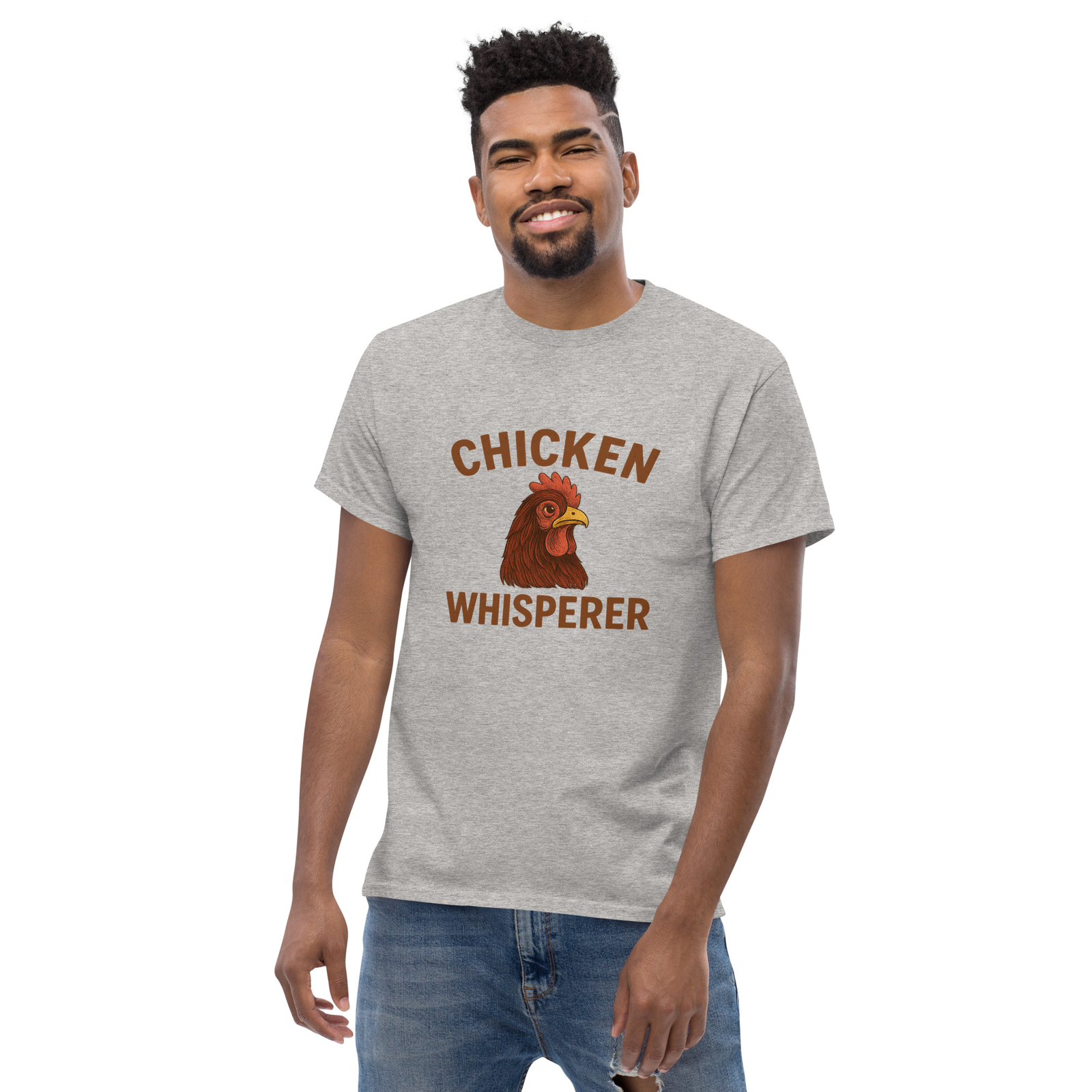Chicken Whisperer T-Shirt – Funny Hen Tee – Farmyard Humour Collection