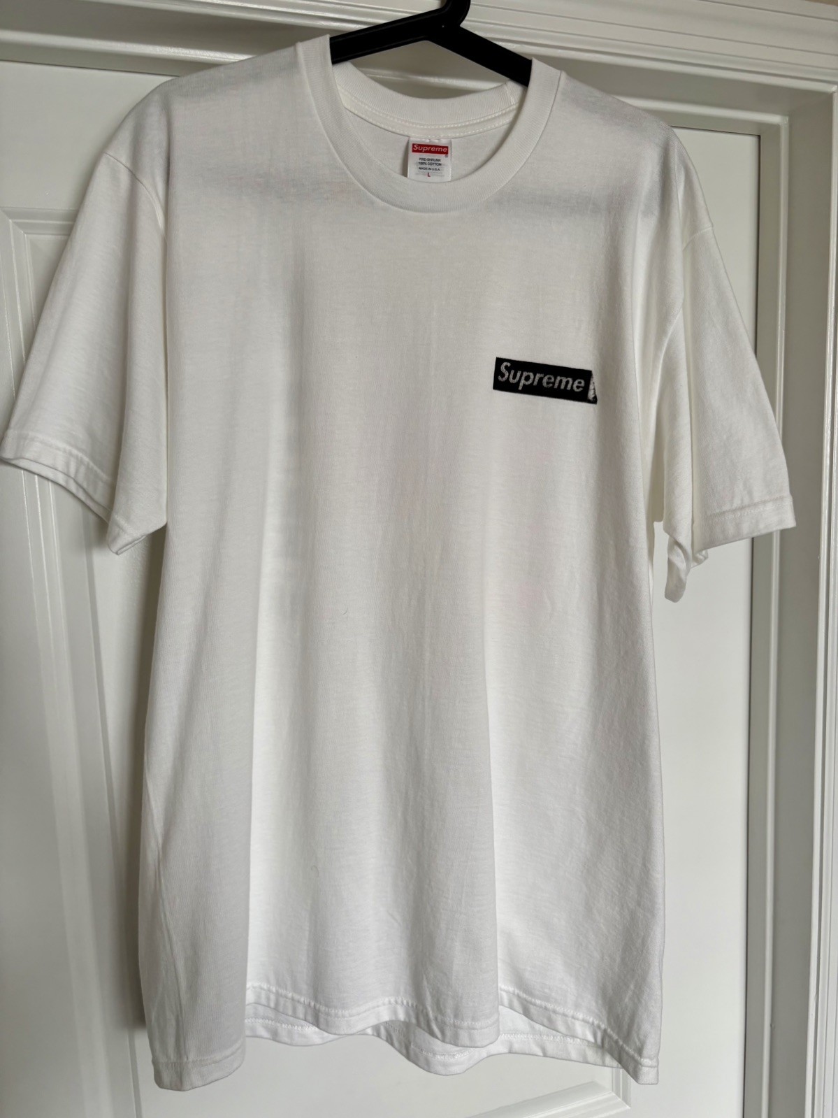 Supreme God Save Us Graphic Tee White Men’s Large Short Sleeve Crew Neck New