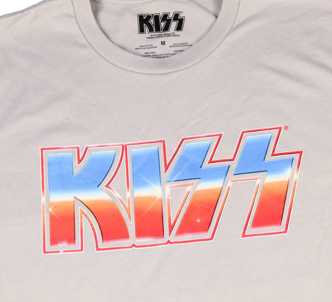 KISS Junior’s Colorful Band Logo Boyfriend T-Shirt