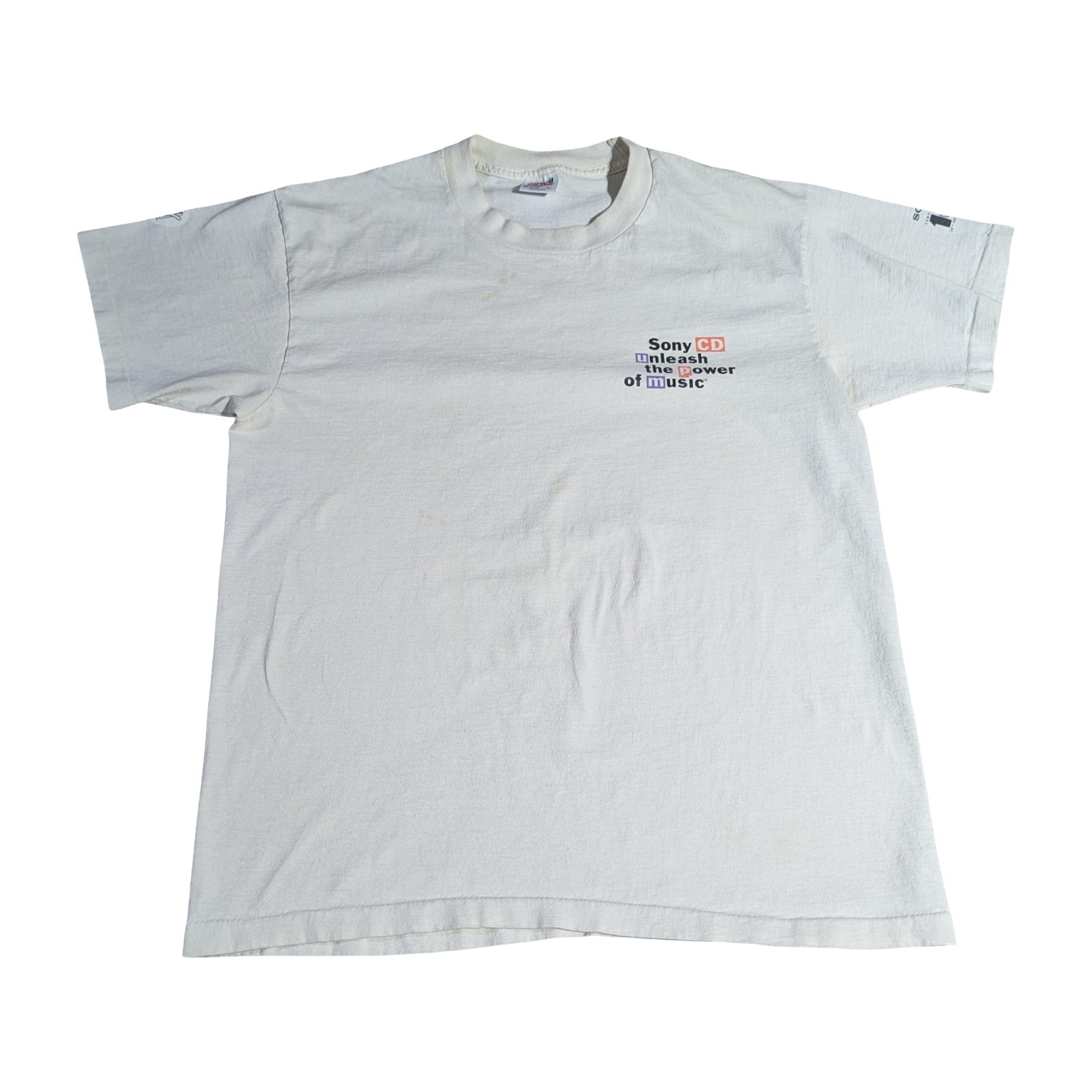 👀RARE 1992 MTV VMAs T-Shirt Los Angeles – Nirvana ‘RM’ STUNT – RHCP – Pearl Jam