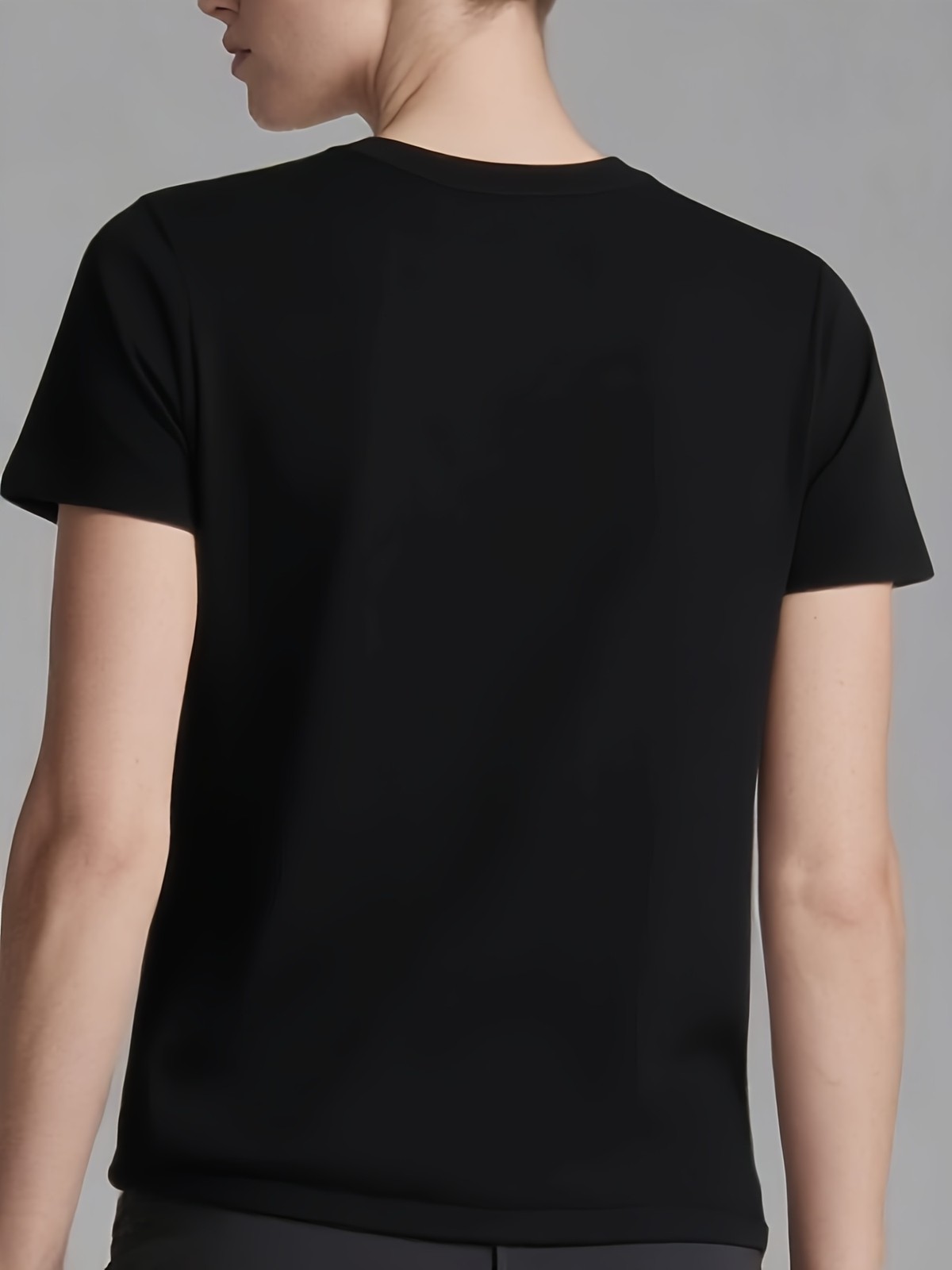 Customizable Personalized Round-neck T-shirt Tops Tee for Eternal Remembrance↗