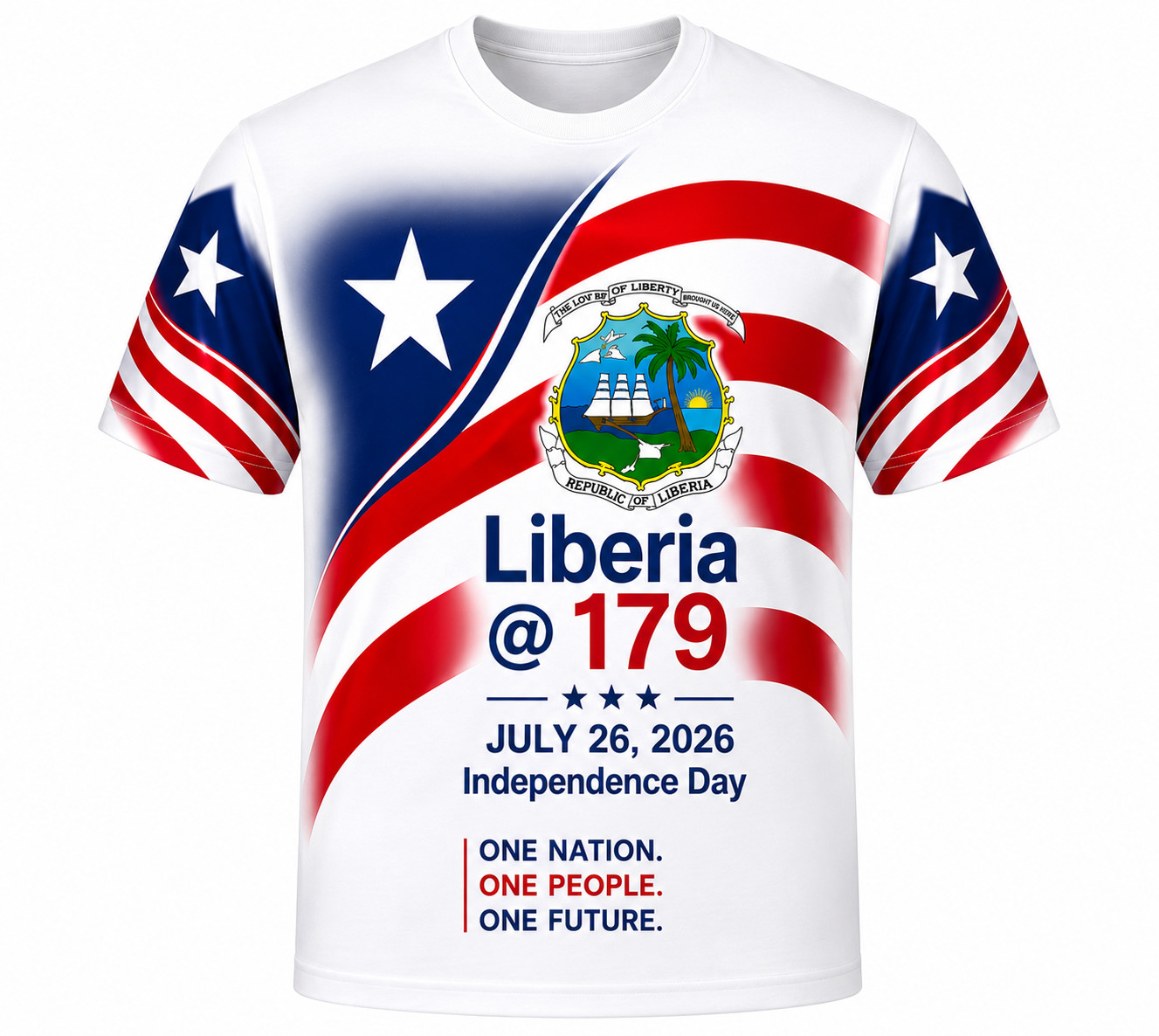 LIBERIA INDEPENDENCE DAY APPAREL SET